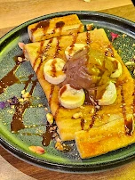 Banana Salted Caramel Crepe